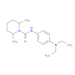 1-Piperidinecarboxamide, N-[4-(diethylamino)phenyl]-2,6-dimethyl-