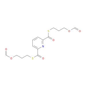 2,6-Pyridinedicarbothioic acid, S,S-bis[3-(formyloxy)propyl] ester