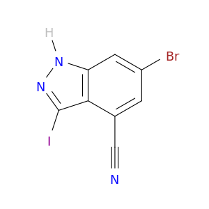 6-Bromo-3-iodo-1H-indazole-4-carbonitrile