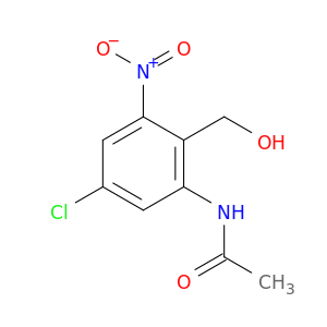 N-[5-氯-2-(羟甲基)-3-硝基苯基]乙酰胺