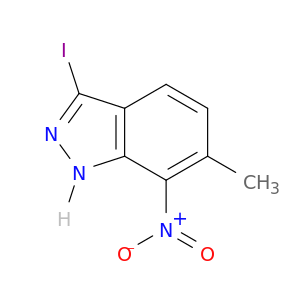 3-Iodo-6-甲基-7-硝基-1H-吲唑