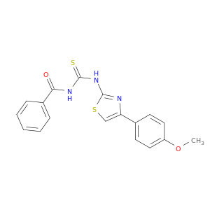 Benzamide, N-[[[4-(4-methoxyphenyl)-2-thiazolyl]amino]thioxomethyl]-