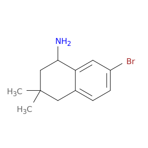 7-溴-3,3-二甲基-2,4-二氢-1H-萘-1-胺