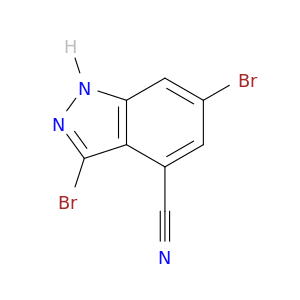 3,6-二溴-4-氰基-1H-吲唑