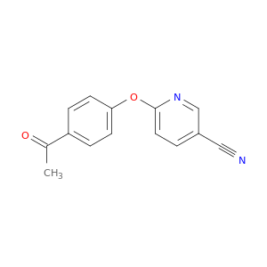 6-(4-乙酰苯氧基)-3-吡啶羰基腈