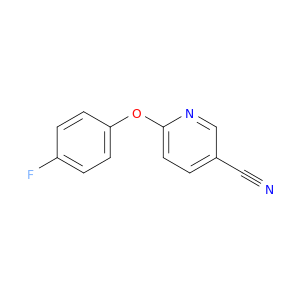 6-(4-fluorophenoxy)pyridine-3-carbonitrile