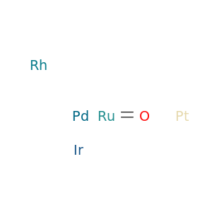 Iridium palladium platinum rhodium ruthenium oxide