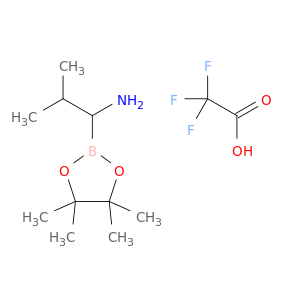 4,4,5,5-四甲基-ALPHA-(1-甲基乙基)-1,3,2-二氧硼杂环戊烷-2-甲胺三氟乙酸盐