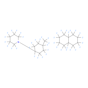 1,1,2,2,3,3,4,4,4a,5,5,6,6,7,7,8,8,8a-octadecafluorodecalin; 1-[1,2,2,3,3,4,5,5,6,6-decafluoro-4-(trifluoromethyl)cyclohexyl]-2,2,3,3,4,4,5,5,6,6-decafluoro-piperidine