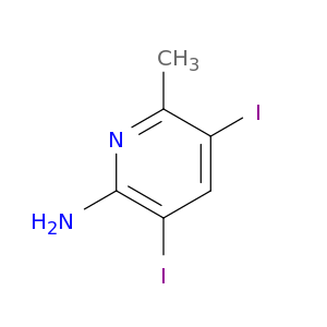 2-氨基-3,5-二碘-6-甲基吡啶