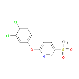 2-(3,4-DICHLOROPHENOXY)-5-(METHYLSULFONYL)-PYRIDINE