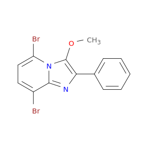 Imidazo[1,2-a]pyridine, 5,8-dibromo-3-methoxy-2-phenyl-