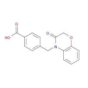 4-[(2,3-二氢-3-羰基-4H-1,4-苯并嗪-4-基)甲基]苯甲酸