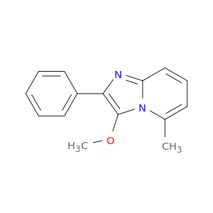 Imidazo[1,2-a]pyridine, 3-methoxy-5-methyl-2-phenyl-