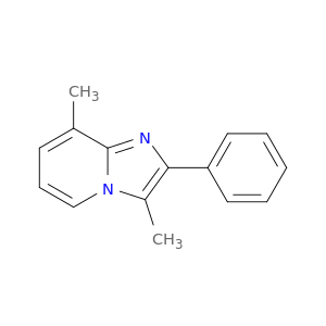 Imidazo[1,2-a]pyridine, 3,8-dimethyl-2-phenyl-