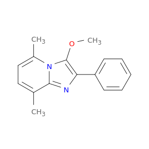 Imidazo[1,2-a]pyridine, 3-methoxy-5,8-dimethyl-2-phenyl-