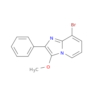 Imidazo[1,2-a]pyridine, 8-bromo-3-methoxy-2-phenyl-