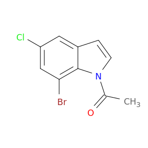 1-(7-溴-5-氯-1H-吲哚-1-基)乙酮