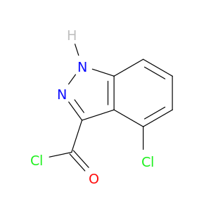 1H-吲唑-3-羰基氯,4-氯-