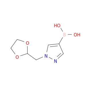 (1-((1,3-二氧戊环-2-基)甲基)-1H-吡唑-4-基)硼酸