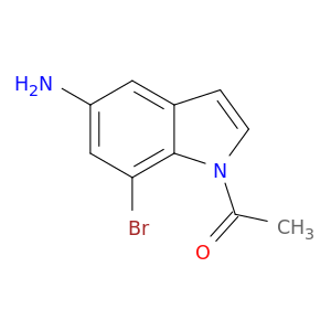 1-(5-氨基-7-溴-1H-吲哚-1-基)乙酮