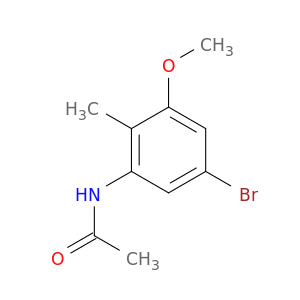 6-Acetylamino-4-bromo-2-methoxytoluene