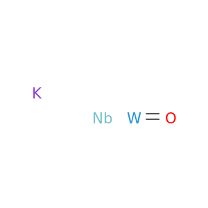 Niobium potassium tungsten oxide