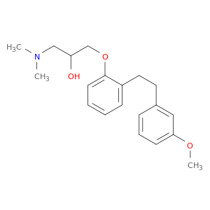 2-Propanol, 1-(dimethylamino)-3-[2-[2-(3-methoxyphenyl)ethyl]phenoxy]-