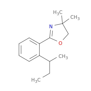 Oxazole, 4,5-dihydro-4,4-dimethyl-2-[2-(1-methylpropyl)phenyl]-