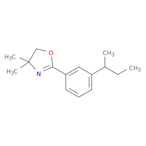 Oxazole, 4,5-dihydro-4,4-dimethyl-2-[3-(1-methylpropyl)phenyl]-