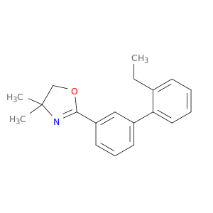 Oxazole, 2-(2'-ethyl[1,1'-biphenyl]-3-yl)-4,5-dihydro-4,4-dimethyl-