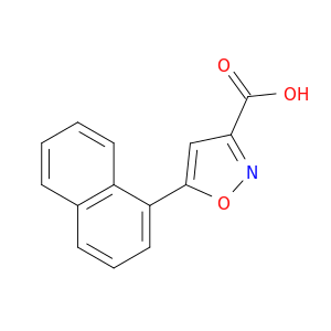 5-(1-萘基)异恶唑-3-羧酸