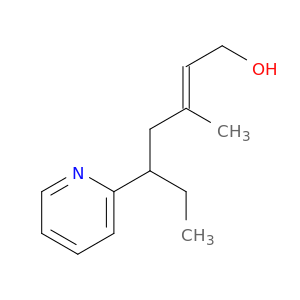 2-Hepten-1-ol, 3-methyl-5-(2-pyridinyl)-, (E)-