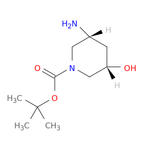 (3R,5S)-3-氨基-5-羟基哌啶-1-羧酸叔丁酯