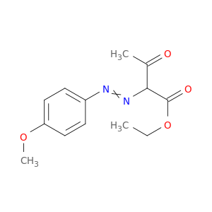 Butanoic acid, 2-[2-(4-methoxyphenyl)diazenyl]-3-oxo-, ethyl ester