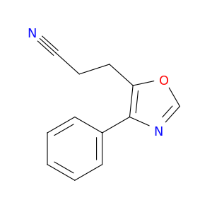 5-Oxazolepropanenitrile, 4-phenyl-