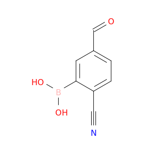 Boronic acid, B-(2-cyano-5-formylphenyl)-