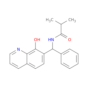 N-((8-羟基-7-喹啉基)苯甲基)-2-甲基丙酰胺