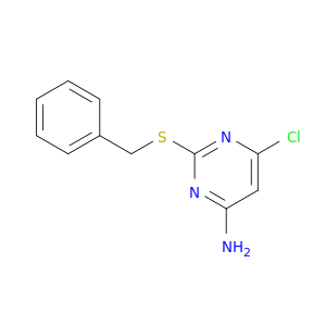 4-AMINO-2-(BENZYLTHIO)-6-CHLOROPYRIMIDINE