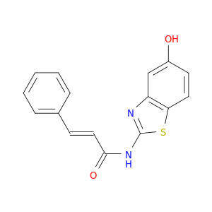 2-Propenamide, N-(5-hydroxy-2-benzothiazolyl)-3-phenyl-, (E)-