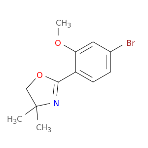 Oxazole, 2-(4-bromo-2-methoxyphenyl)-4,5-dihydro-4,4-dimethyl-