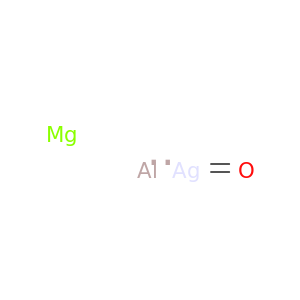 Aluminum magnesium silver oxide