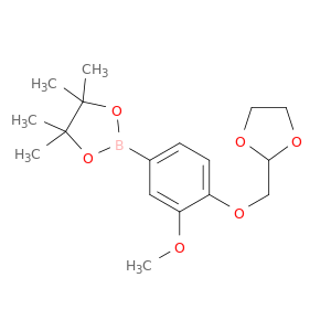 2-[4-(1,3-二氧化醇-2-基甲氧基)-3-甲氧基苯基]-4,4,5,5-四甲基-1,3,2-二氧杂酚