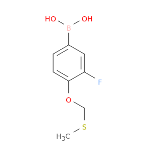 3-FLUORO-4-(METHYLTHIOMETHOXY)PHENYLBORONIC ACID