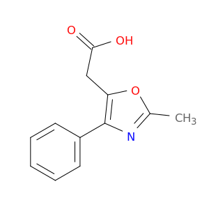 5-Oxazoleacetic acid, 2-methyl-4-phenyl-