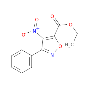 5-Isoxazolecarboxylic acid, 4-nitro-3-phenyl-, ethyl ester