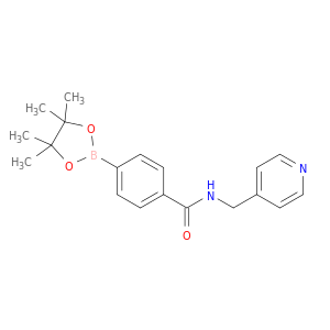 N-(4-吡啶基甲基)-4-(4,4,5,5-四甲基-1,3,2-二氧基罗洛兰-2-基)苯甲酰胺