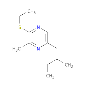 Pyrazine, 2-(ethylthio)-3-methyl-5-(2-methylbutyl)-