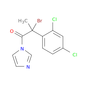 1H-Imidazole, 1-[2-bromo-2-(2,4-dichlorophenyl)-1-oxopropyl]-