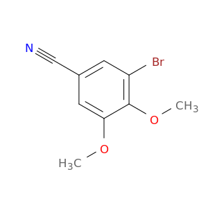 3-溴-4,5-二甲氧基苯甲腈